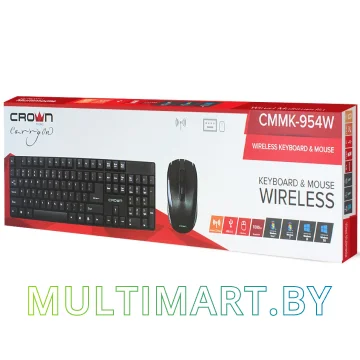 Комплект клавиатура + мышь CrownMicro CMMK-954W картинка 7